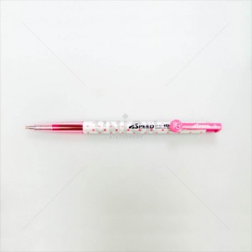 SPEED ปากกาเจลกด 0.4 GP-801 <1/12> หมึกชมพู